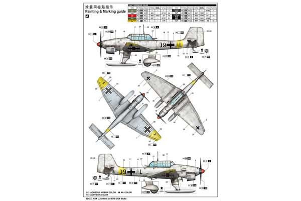 Junkers Ju-87B-2/U4 Stuka (Trumpeter 02422) 1/24