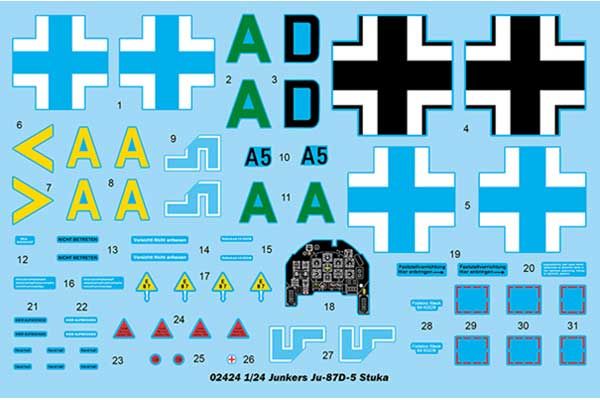 Junkers Ju-87D-5 Stuka (Trumpeter 02424) 1/24