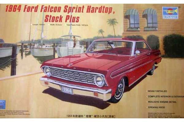 1964 Ford Falcon Sprint Hardtop, Stock Plus (Trumpeter 02507) 1/25 1964 Ford Falcon Sprint Hardtop, Stock Plus (Trumpeter 02507) 1/25