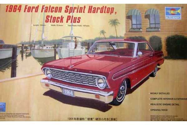 1964 Ford Falcon Sprint Hardtop, Stock Plus (Trumpeter 02507) 1/25