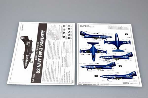 US.NAVY F9F-3 Panther (Trampeter 02834) 1/48