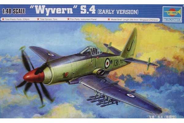 “Wyvern ”S.4 ранней версии (Trumpeter 02843) 1/48 “Wyvern ”S.4 ранней версии (Trumpeter 02843) 1/48