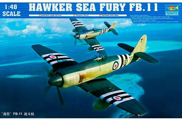 Hawker Sea Fury FB.11 (Trumpeter 02844) 1/48 Hawker Sea Fury FB.11 (Trumpeter 02844) 1/48