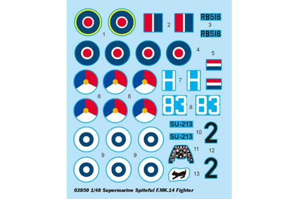 Supermarine Spiteful F.MK.14 Fighter (Trumpeter 02850) 1/48