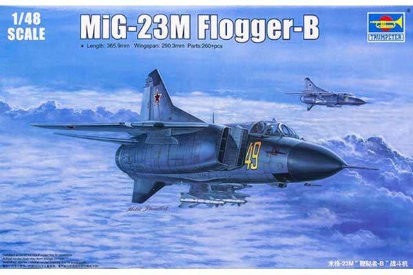 МиГ-23М Flogger-B (Trumpeter 02853) 1/48 МиГ-23М Flogger-B (Trumpeter 02853) 1/48