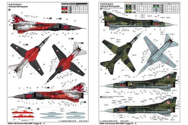 МіГ-23МФ Flogger-B (TRrumpeter 02854) 1/48