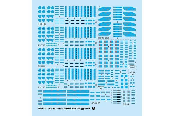 МиГ-23МЛ Flogger-G (Trumpeter 02855) 1/48