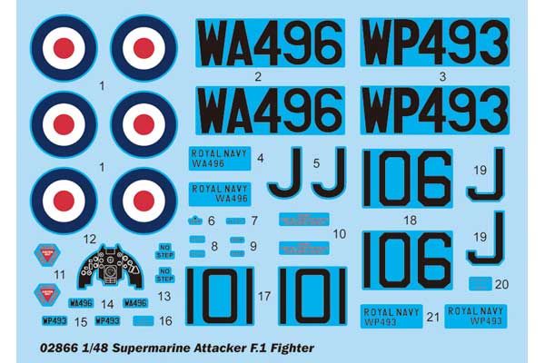 Supermarine Attacker F.1 (Trunmpeter 02866) 1/48