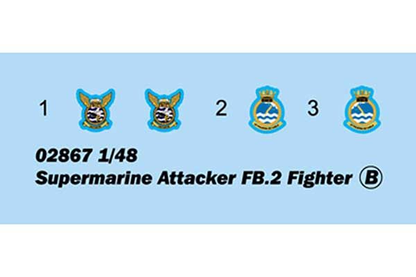 Supermarine Attacker FB.2 (Trumpeter 02867) 1/48