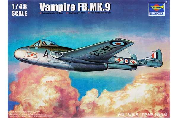 Vampire FB.MK.9 (Trumpeter 02875) 1/48 Vampire FB.MK.9 (Trumpeter 02875) 1/48