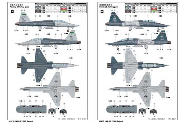 US T-38C Talon II (Trumpeter 02876) 1/48