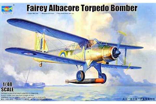 Fairey Albacore торпедоносец-бомбардировщик (Trumpeter 02880) 1/48 Fairey Albacore торпедоносец-бомбардировщик (Trumpeter 02880) 1/48