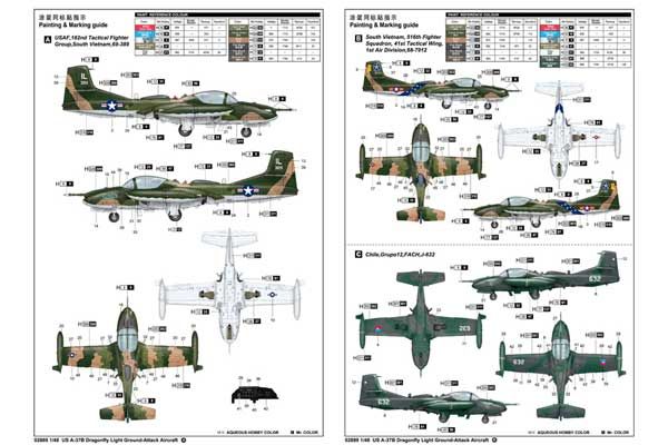 A-37B Dragonfly (Trumpeter 02889) 1/48