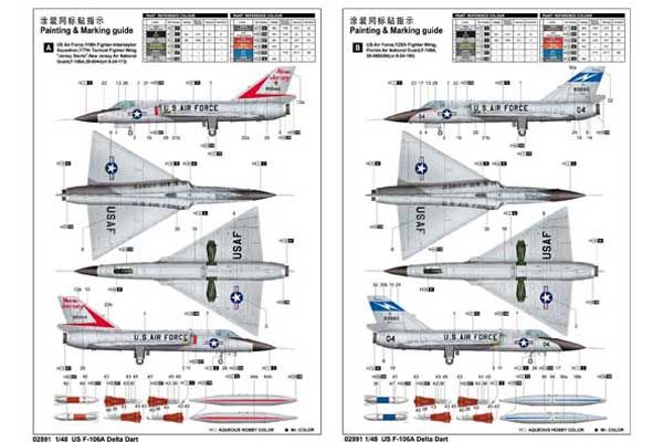 F-106A Delta Dart (Trumpeter 02891) 1/48