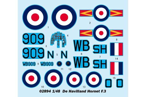 De Havilland Hornet F.3 (Trumpeter 02894) 1/48