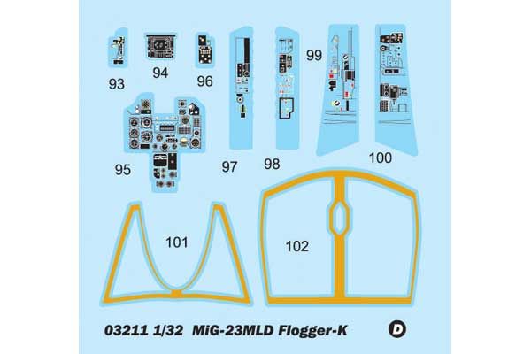 МіГ-23МЛД Flogger-K (Trumpeter 03211) 1/32