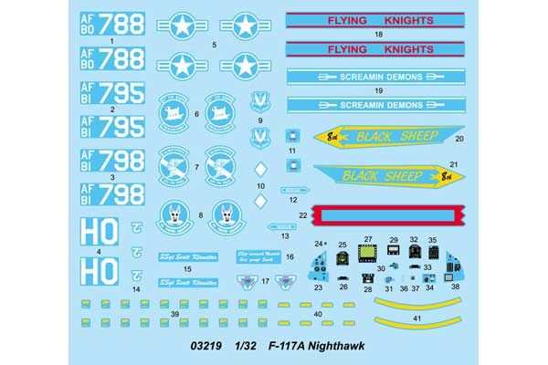 F-117A Nighthawk (Trumpeter 03219) 1/32