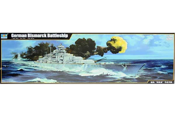 Bismarck німецький лінкор (Trumpeter 03702) 1/200
