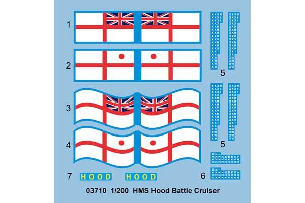 HMS Hood Battle Cruiser (Trumpeter 03710) 1/200