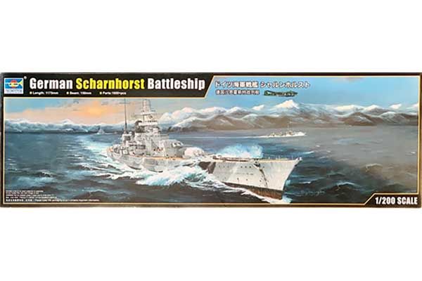 Scharnhorst німецький лінкор (Trumpeter 03715) 1/200 Scharnhorst німецький лінкор (Trumpeter 03715) 1/200