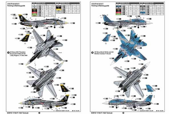 F-14A Tomcat (TRUMPETER 03910) 1/144