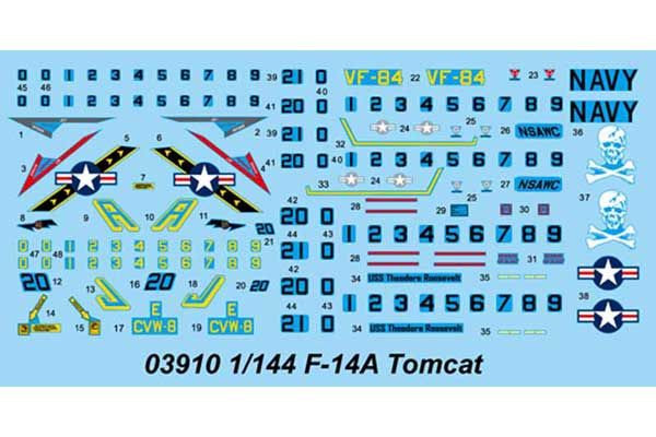 F-14A Tomcat (TRUMPETER 03910) 1/144