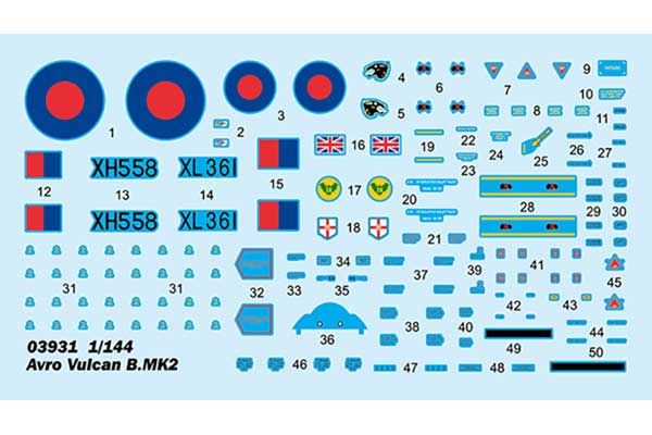 Avro Vulcan B.MK 2 (Trumpeter 03931) 1/144