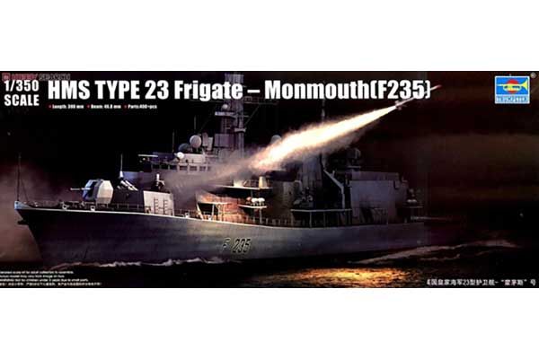 Фрегат HMS TYPE 23 Monmouth(F235) (Trumpeter 04547) 1/350 Фрегат HMS TYPE 23 Monmouth(F235) (Trumpeter 04547) 1/350