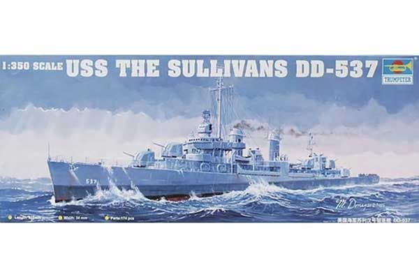 USS THE SULLIVANS DD-537 (Trumpeter 05304) 1/350