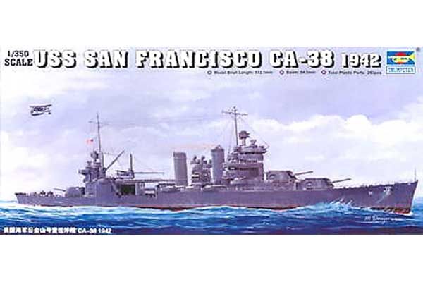 USS San Francisco CA-38 (1942) (Trumpeter 05309) 1/350 USS San Francisco CA-38 (1942) (Trumpeter 05309) 1/350