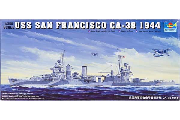 USS San Francisco CA-38 (1944) (Trumpeter 05310) 1/350 USS San Francisco CA-38 (1944) (Trumpeter 05310) 1/350