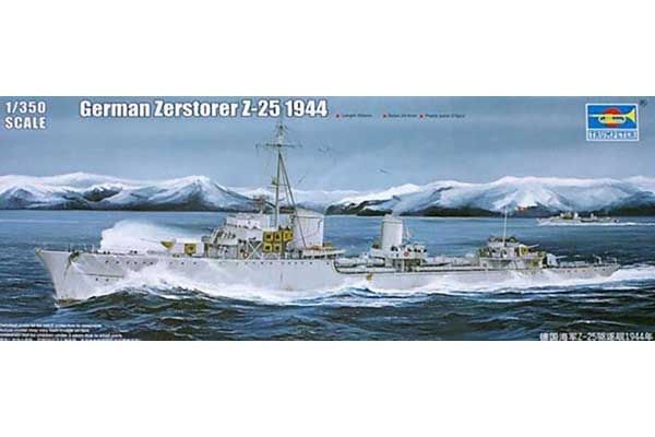 Zerstorer Z-25, 1944 (Trumpeter 05321) 1/350 Zerstorer Z-25, 1944 (Trumpeter 05321) 1/350