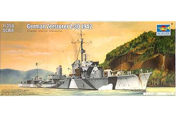 Zerstorer Z-30, 1942 (Trumpeter 05322) 1/350 Zerstorer Z-30, 1942 (Trumpeter 05322) 1/350