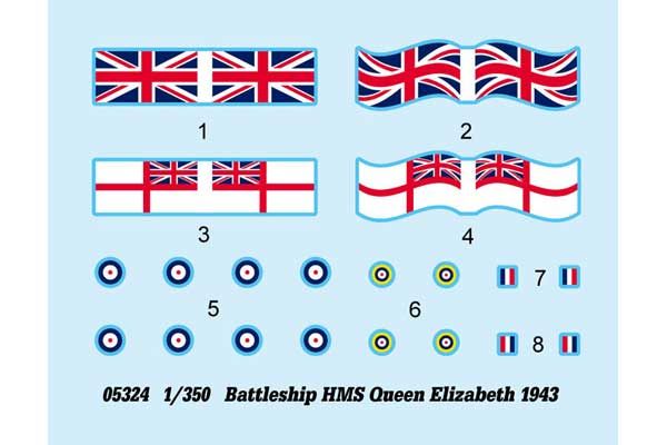 HMS Queen Elizabeth (Trumpeter 05324) 1/350