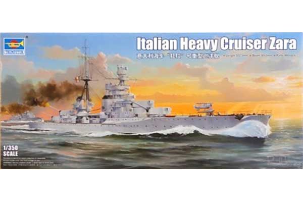 Італійський важкий крейсер Zara (Trumpeter 05347) 1/350