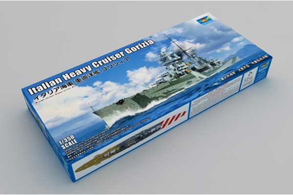 Итальянский тяжелый крейсер Gorizia (Trumpeter 05349) 1/350
