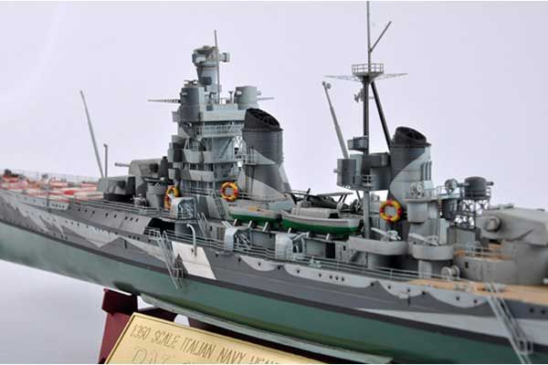 Итальянский тяжелый крейсер Gorizia (Trumpeter 05349) 1/350
