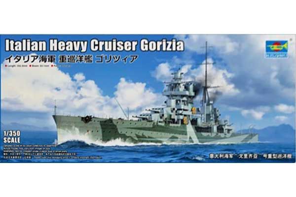 Итальянский тяжелый крейсер Gorizia (Trumpeter 05349) 1/350