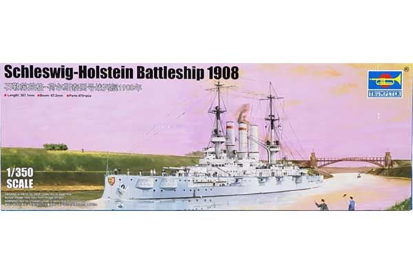 Лінкор Schleswig – Holstein 1908 Trumpeter (Trumpeter 05355) 1/350