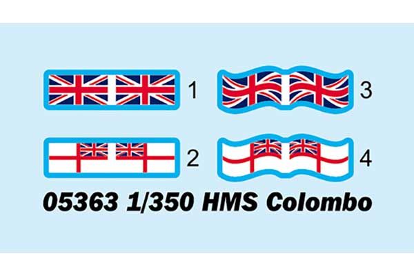 HMS Colombo (Trumpeter 05363) 1/350