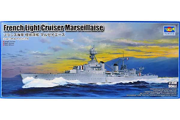 Французський легкий крейсер Marseillaise (Trumpeter 05374) 1/350