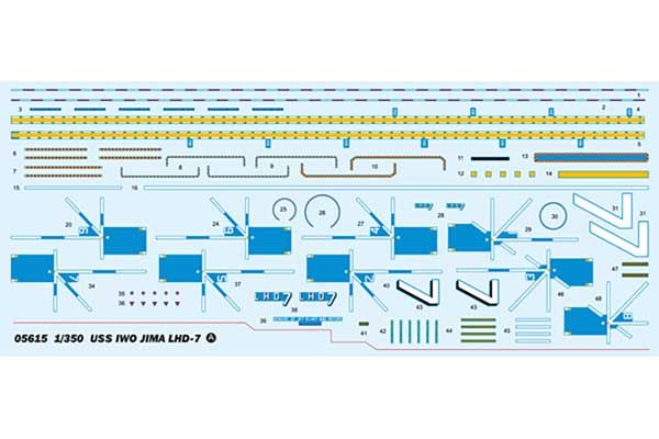 USS IWO JIMA LHD-7 (Trumpeter 05615) 1/350