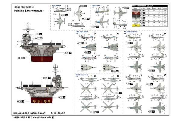 USS Constellation CV-64 (Trumpeter 05620) 1/350