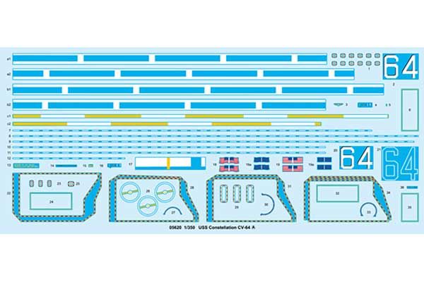 USS Constellation CV-64 (Trumpeter 05620) 1/350