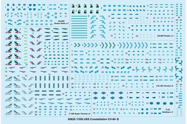 USS Constellation CV-64 (Trumpeter 05620) 1/350