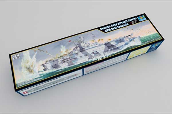 Немецкий авианосец DKM Graf Zeppelin (Trumpeter 05627) 1/350