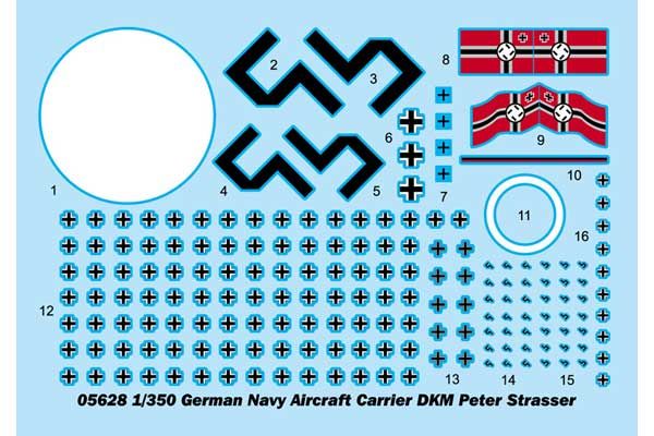 Немецкий авианосец DKM Peter Strasser (Trumpeter 05628) 1/350