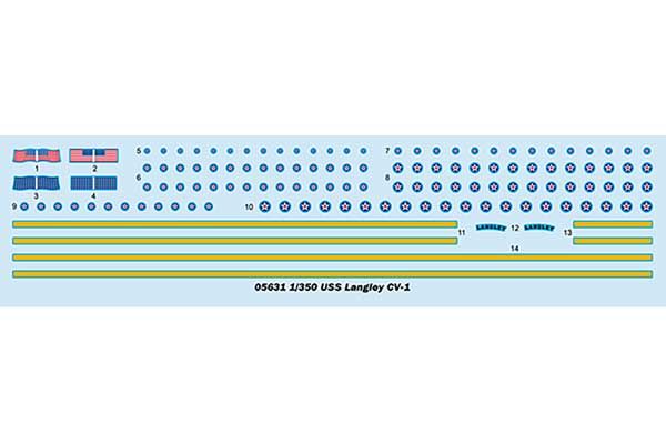 USS Langley CV-1 (Trumpeter 05631) 1/350