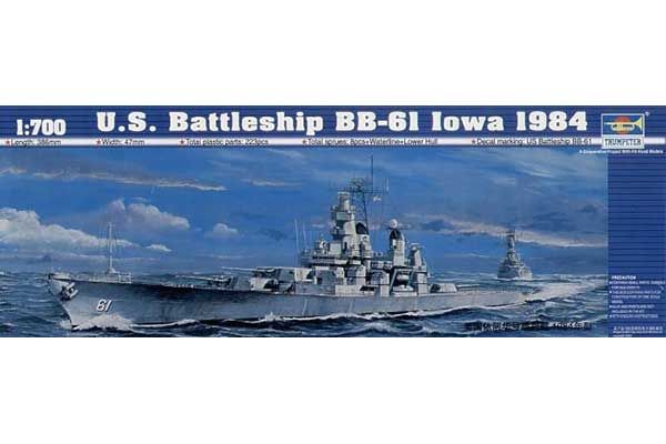 US Battleship BB-61 Iowa 1984 (Trumpeter 05701) 1/700 US Battleship BB-61 Iowa 1984 (Trumpeter 05701) 1/700