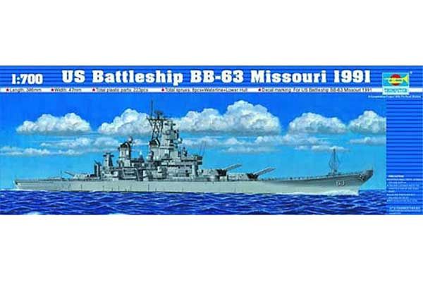 BB-63 Missouri 1991 (Trumpeter 05705) 1/700